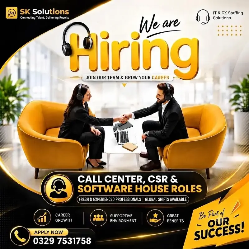 CALL CENTER Jobs | CSR Jobs | Fresh + Experienced | Male & Female |