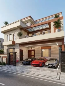 Gulshan 2024 Construction 600 Yards Double Storey Bungalow For Sale