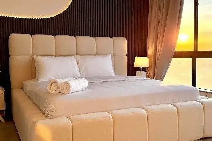 Daily basis, Weekly basis One Bedroom fully furnished luxury apartment available, Sky Park One, Gulberg greens Islamabad, Project:- Sky Park One