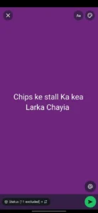 Chups (Fries) ka stall ka lia larka chayia